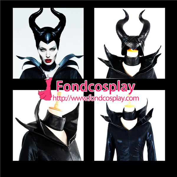 New Arrival Movie Maleficent 2014 Angelina Jolie Outfit Dress Cosplay Costume Custom-Made[G1313]