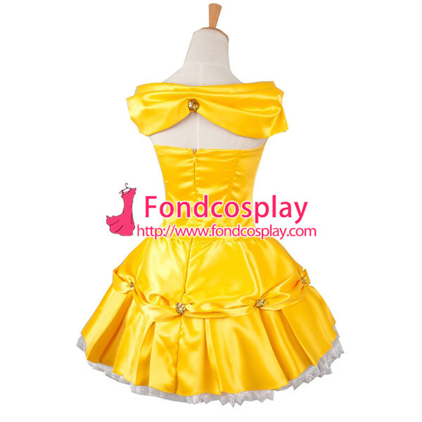 Belle Princess Short Dress Movie Costume Cosplay Tailor-Made[G1001]