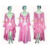 O Dress The Story Of O With Bra Pink Tafetta Dress Cosplay Costume Tailor-Made[G248]