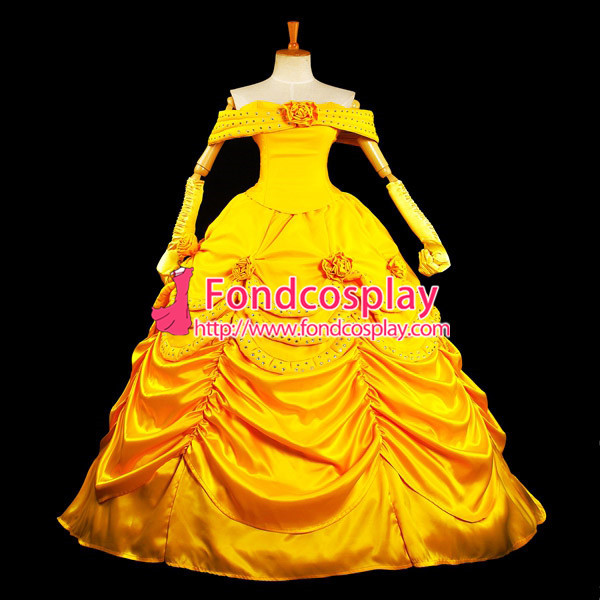 Belle Princess Dress Movie Costume Cosplay Tailor-Made[G1027]