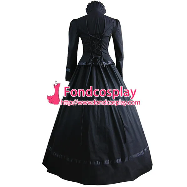 Gothic Lolita Punk Medieval Gown Violet Ball Long Evening Dress Coat Cosplay Costume Tailor-Made[CK1362]