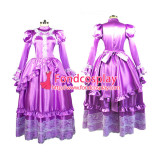 Gothic Lolita Purple Sweet Satin Dress Cosplay Costume Tailor-Made[G1065]