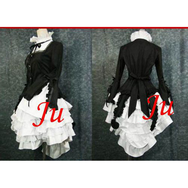Gothic Lolita Punk Fashion Outfit Dress Cosplay Costume Tailor-Made[CK555]