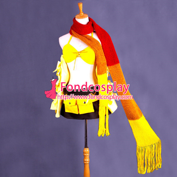 Final Fantasy Ffx-2 Rikku Final Fantasy Vii- Cloud Strife Cosplay Costume Tailor-Made[G042]