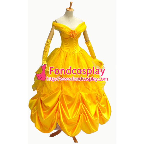 US$ 158.00 - Belle Princess Dress Movie Costume Cosplay Custom-Made ...