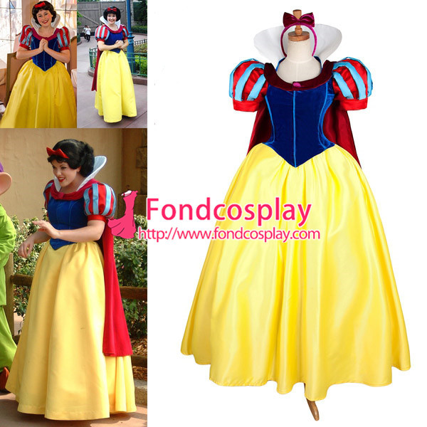 Snow White Princess Dress Cape Movie Costume Cosplay Tailor-Made[G1227]