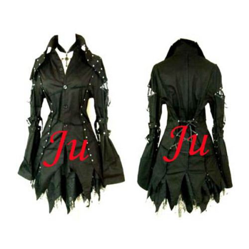 Gothic Lolita Punk Fashion Shirt Dress Cosplay Costume Tailor-Made[CK414]