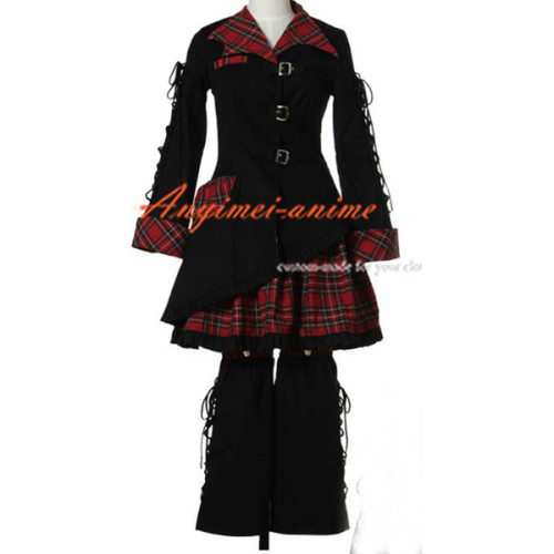 Gothic Lolita Punk Fashion Outfit Dress Cosplay Costume Tailor-Made[CK856]