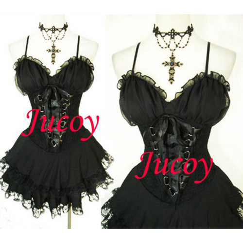 Gothic Lolita Punk Fashion Dress Cosplay Costume Tailor-Made[CK528]