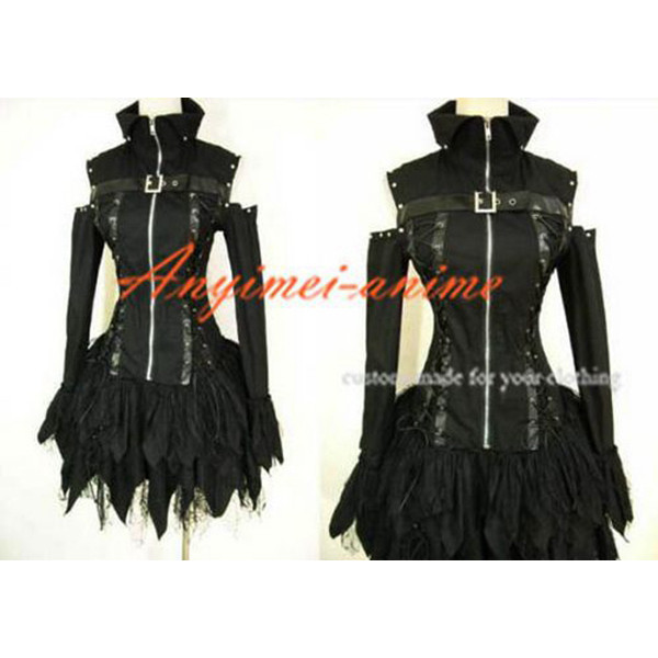 Gothic Lolita Punk Fashion Jacket Dress Cosplay Costume Tailor-Made[CK474]