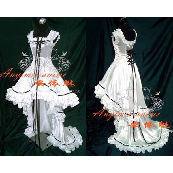 Chobits-Chii Satin Long Dress Cosplay Costume Tailor-Made[CK410]