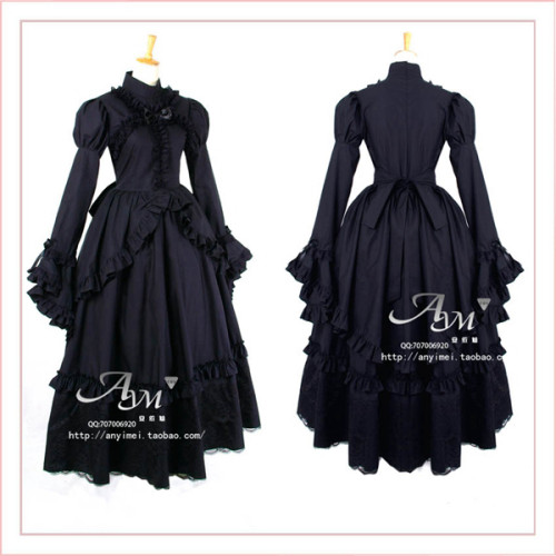 US$ 118.70 - Gothic Lolita Punk Ball Medieval Gown Victoria Dress ...