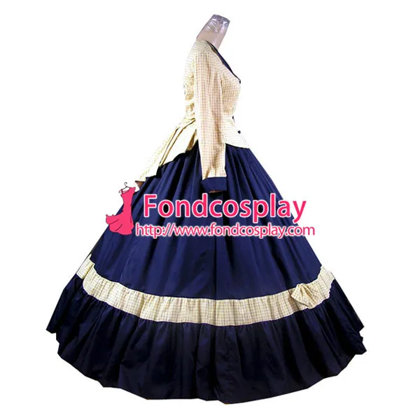 Gothic Lolita Punk Medieval Gown Figure Ball Long Evening Dress Jacket Tailor-Made[CK1368]