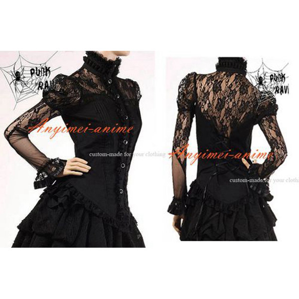 Gothic Lolita Punk Fashion Shirt Cosplay Costume Tailor-Made[CK1214]