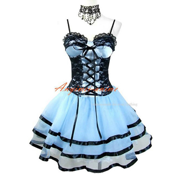 Gothic Lolita Punk Sweet Fashion Blue Ballet Dress Cosplay Costume Tailor-Made[CK1293]
