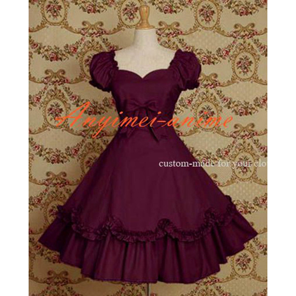 Gothic Lolita Punk Fashion Sweet Dress Cosplay Costume Tailor-Made[CK1200]