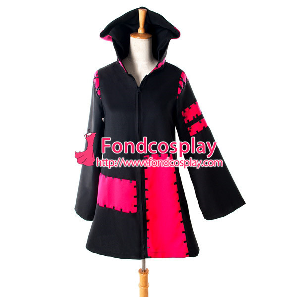 Black And Red Vocaloid 2 Kagamine Rin Jacket Coat Cosplay Costume Tailor-Made[G929]