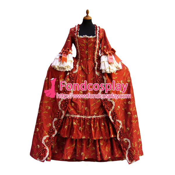 Victorian Rococo Gown Ball Costume Gothic Costume Tailor-Made[G1145]
