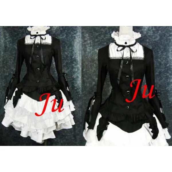 Gothic Lolita Punk Fashion Outfit Dress Cosplay Costume Tailor-Made[CK555]