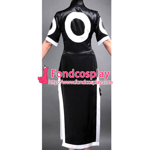 Naruto Haruno Sakura Black Satin Dress Cosplay Costume Tailor-Made[G088]