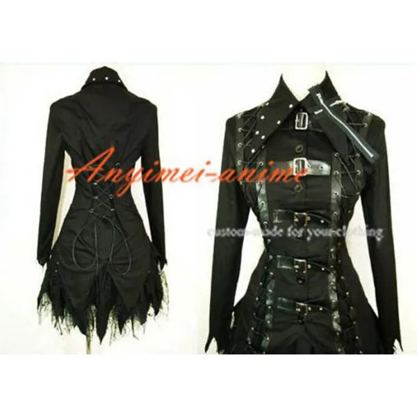 Gothic Lolita Punk Fashion Jacket Dress Cosplay Costume Tailor-Made[CK475]