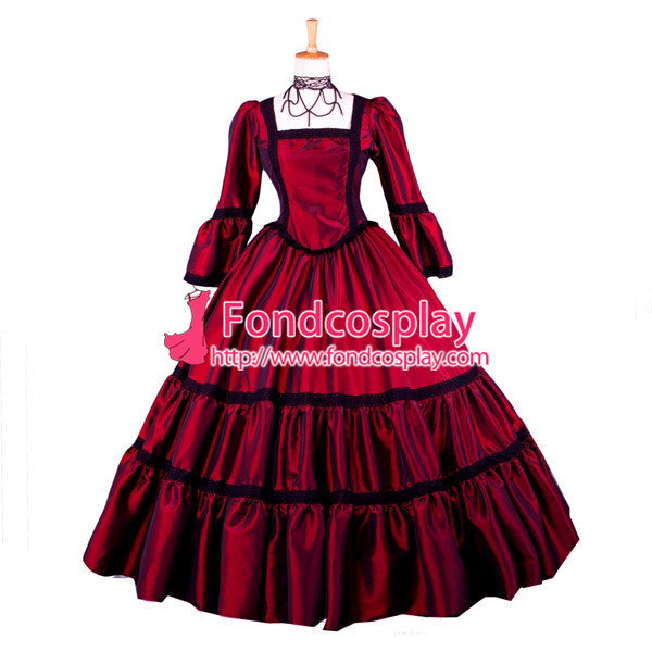 Victorian Rococo Gown Ball Dress Gothic Costume Tailor-Made[G1055]