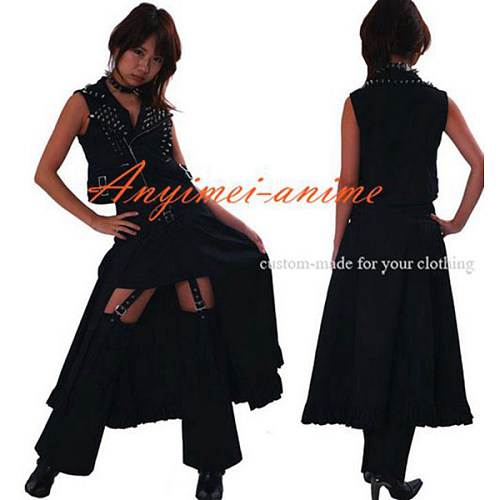 Gothic Lolita Punk Fashion Dress Outfit Cosplay Costume Tailor-Made[CK253]