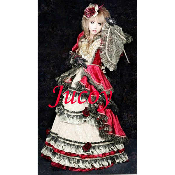 Versailles Hizaki Visual J Rock Outfit Dress Cosplay Costume Tailor-Made[CK983]