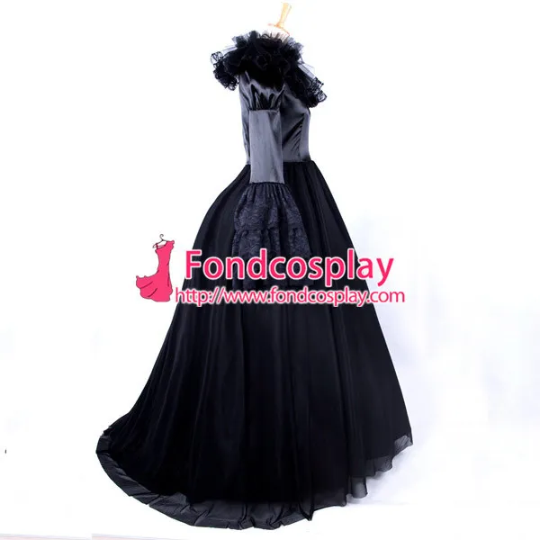 Visual J-Rock Balck Wedding Dress Gothic Punk Cosplay Costume Tailor-Made[CK420]