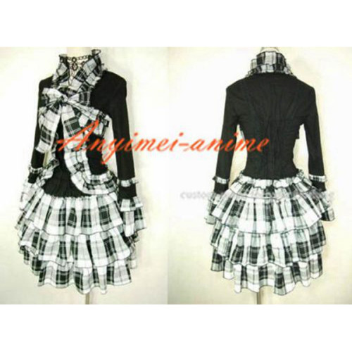 Gothic Lolita Punk Fashion Outfit Dress Cosplay Costume Tailor-Made[CK557]