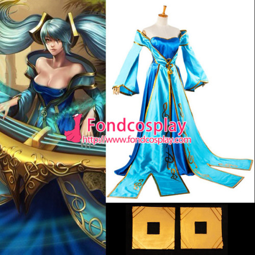 Lol Sona Maven Of The Strings Dress Game Cosplay Costume Tailor-Made[G933]