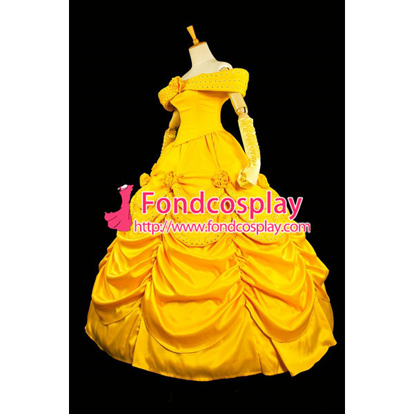 Belle Princess Dress Movie Costume Cosplay Tailor-Made[G1027]