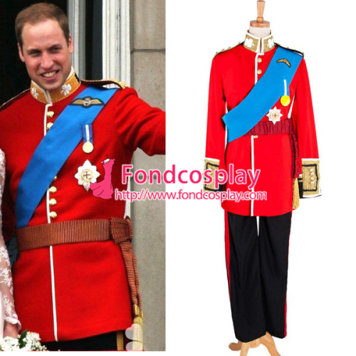 William And Kate : The Royal Wedding Unfirom Cosplay Tailoe-Made[G1102]