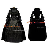 Victorian Rococo Medieval Gown Ball Dress Outfit Gothic Punk Velvet Cosplay Costume Tailor-Made[G454]