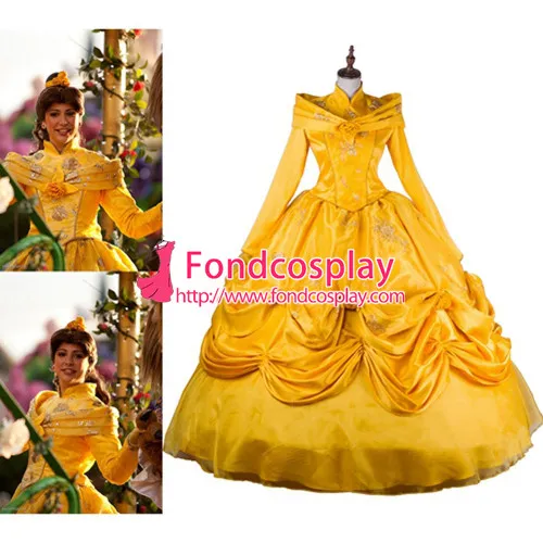 Belle Princess Dress Movie Costume Cosplay Tailor-Made[G2119]