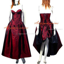 O Dress The Story Of O With Bra Tafetta Dress Cosplay Costume Tailor-Made[G430]