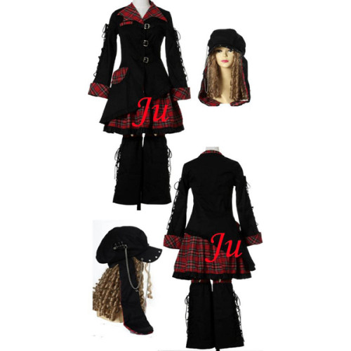 Gothic Lolita Punk Fashion Outfit Dress Cosplay Costume Tailor-Made[CK856]