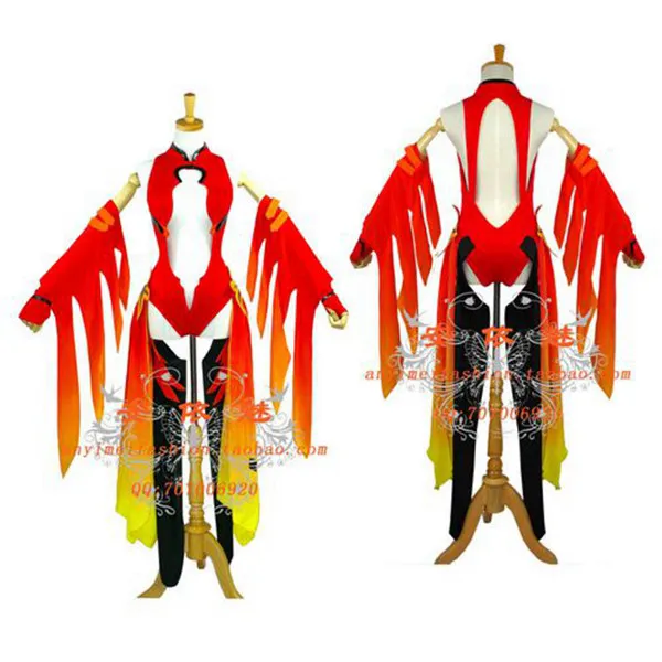 Guilty Crown Inori Yuzuriha Sexy Dress Outfit Cosplay Costume Custom Made[G690]