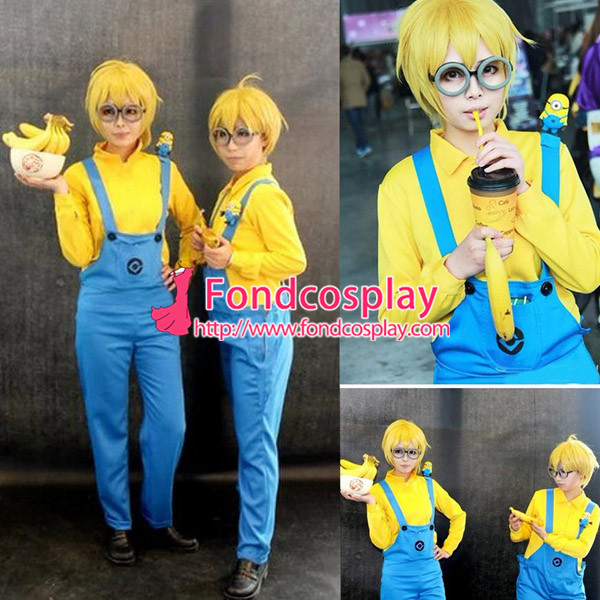 Despicable Me 2-Minions Outfit Cosplay Tailor-Made[G1293]