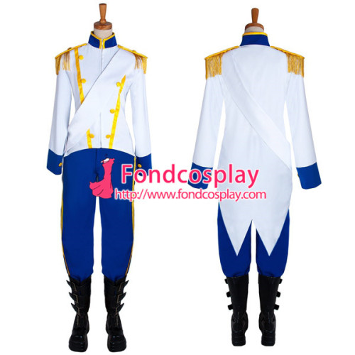 The Little Mermaid Princess The Prince Jacket Pants Movie Cosplay Costume Custom-Made[G655]