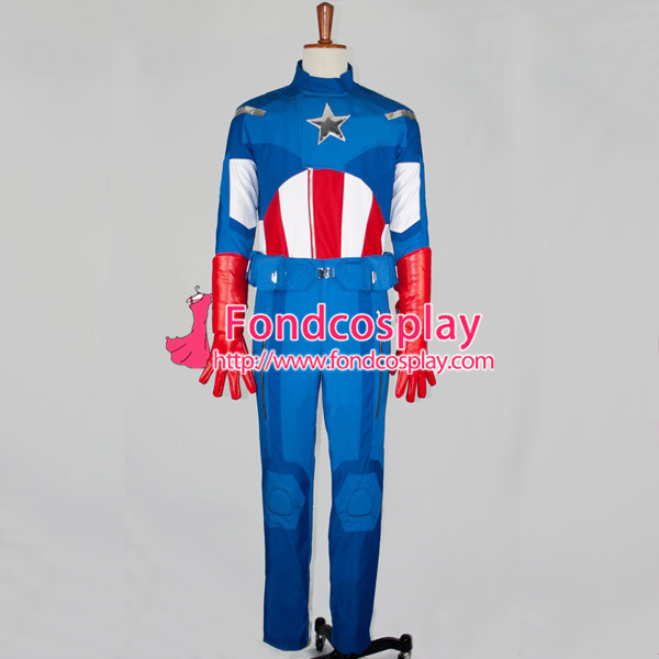 Captain America Steve Rogers Avengers Jacket Coat Movie Cosplay Costume Tailor-Made[G814]