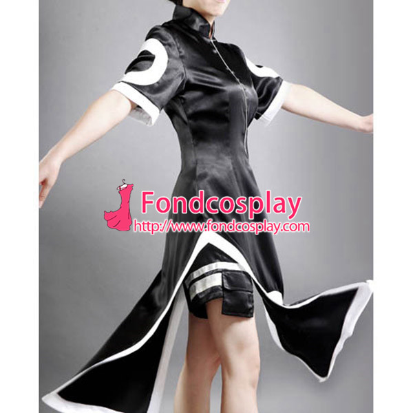 Naruto Haruno Sakura Black Satin Dress Cosplay Costume Tailor-Made[G088]