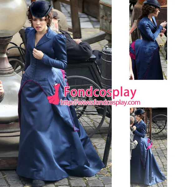 Sherlock Holmes A Game Of Shadows Irene Adler Dress Movie Cospaly Costume Custom-Made[G918]