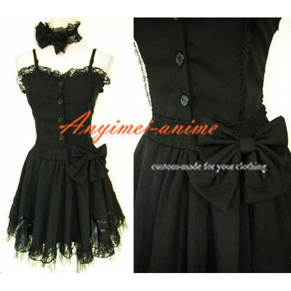 Gothic Lolita Punk Fashion Dress Cosplay Costume Tailor-Made[CK840]