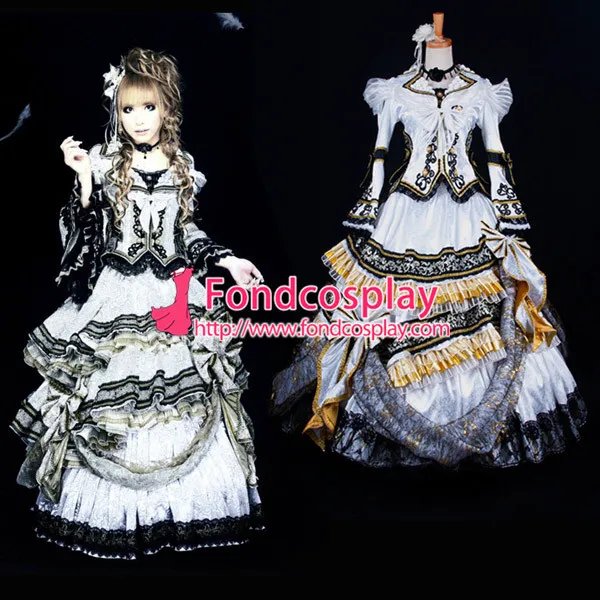 Versailles Hizaki Visual J Rock Outfit Dress Cosplay Costume Custom-Made[G730]