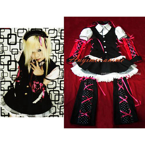 Japan An Cafe Bou Outfi Visual J-Rock Outfit Dress Cosplay Costume Tailor-Made[G330]