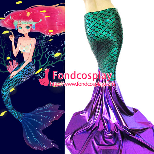 The Little Mermaid-Ariel Skirt Fish Tail Cosplay Costume Tailor-Made[G3712]