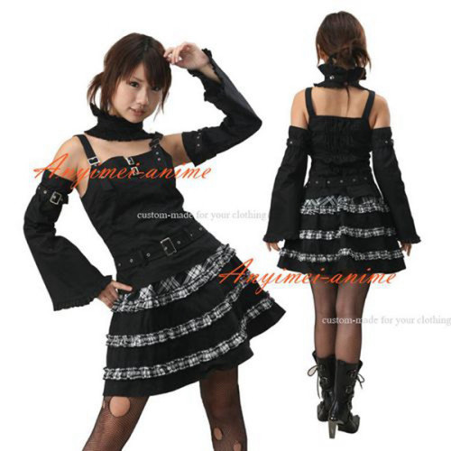 Gothic Lolita Punk Fashion Outfit Dress Cosplay Costume Tailor-Made[CK1037]