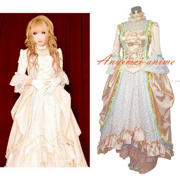 Versailles Hizaki Visual J Rock Outfit Dress Cosplay Costume Custom-Made[G546]