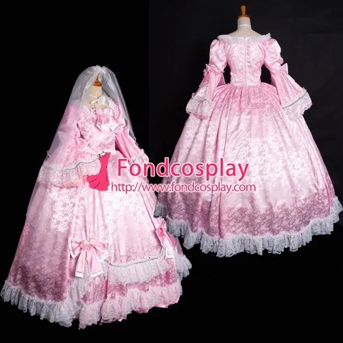 sissy maid Versailles Rose-Victorian Rococo Gown Ball Dress Gothic Costume Tailor-Made[G1642]